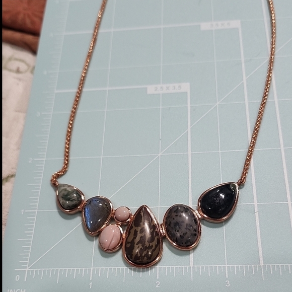 NWT JTV Copper Multi-Stone Necklace